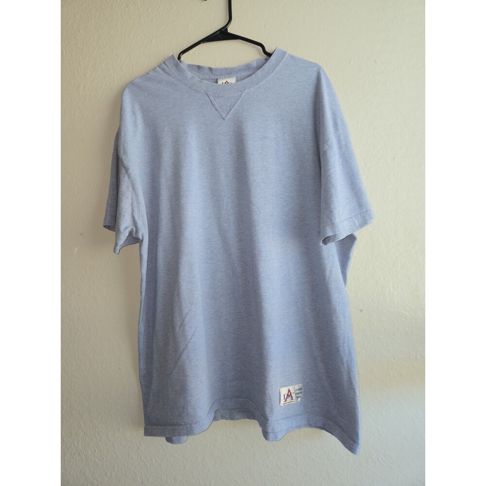Vintage DAC Athletic Club Men's T-Shirt Light Blue XL 100% Cotton Made in Mexico